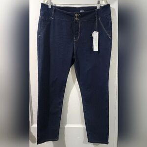 🌺👖NWT Workshop Republic Clothing Women's Navy Skinny Jeans size 16